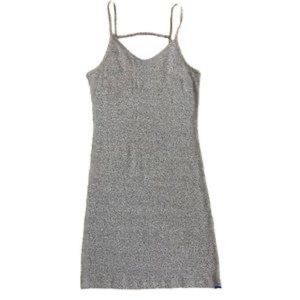 Topshop gray cotton mini dress